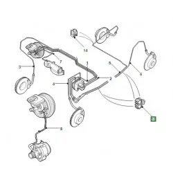 DISCOVERY 2 brake pipe modulator to hose RH