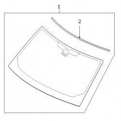 DISCOVERY 3 windscreen - GENUINE