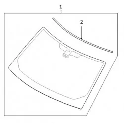 DISCOVERY 3 windscreen - GENUINE