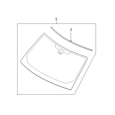 DISCOVERY 3 windscreen - GENUINE