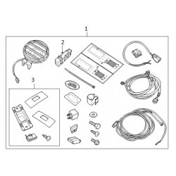 DISCOVERY 3 spotlamp kit - GENUINE