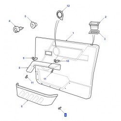 Garniture de porte avant droite de DISCOVERY 300TDI Beige Bahama - GENUINE