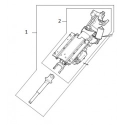 RANGE ROVER L322 upper steering column - GENUINE