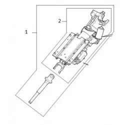 RANGE ROVER L322 upper steering column - GENUINE