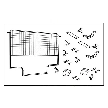 DEFENDER 90 TD5 dog guard - GENUINE