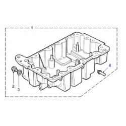 Carter d'huile moteur de FREELANDER 1 2.0 TD TCIE - GENUINE