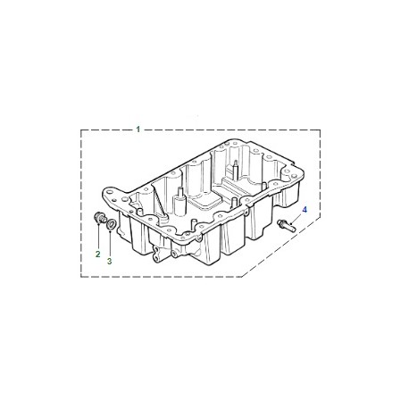 Carter d'huile moteur de FREELANDER 1 2.0 TD TCIE - GENUINE