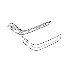 RANGE ROVER SPORT center console finisher panel DARK BROWN - GENUINE