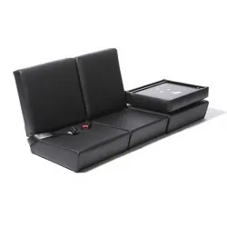 Assise BLACK VINYL de siège conducteur ou passager de SERIE 2A - EXMOOR TRIM