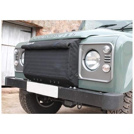 DEFENDER TD4 with air co premium muff radiator cover - EXMOOR TRIM