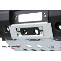 Defender anodised aluminum license plate holder