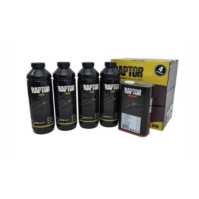 Kit peinture de protection noire RAPTOR DA6382