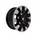 16 x 7 - Black gloss with diamond cut finish for DEFENDER