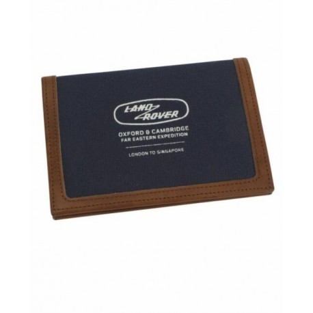 Land Rover Heritage Navy Blue Passport Wallet Holder - GENUINE