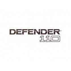 Autocollant DEFENDER 110 noir - GENUINE