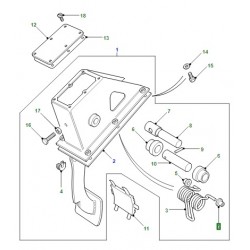 DEFENDER trunnion clutch pedal