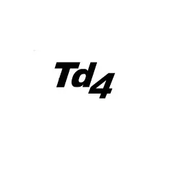 Badge Td4 de couleur argent pour FREELANDER 1 - GENUINE