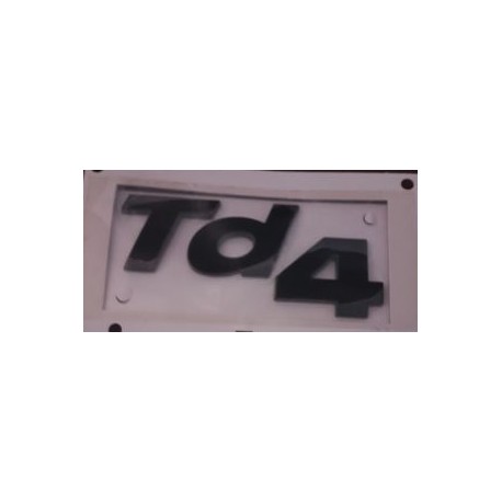 Badge Td4 de couleur noire pour FREELANDER 1 - GENUINE