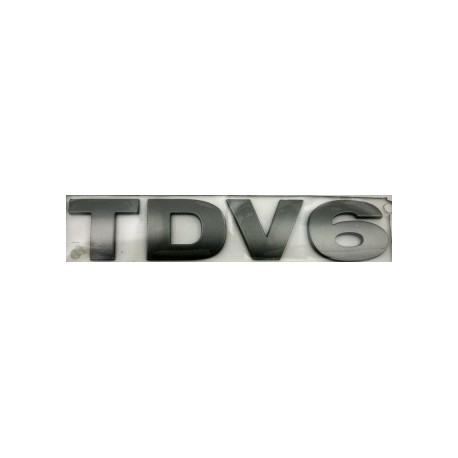Badge de hayon TDV6 brunel chrome de DISCOVERY 3 - GENUINE