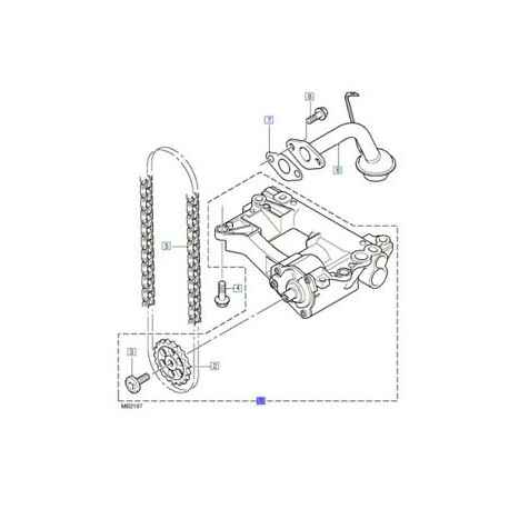 POMPE A HUILE POUR FREELANDER 1 2L TD4 - GENUINE