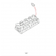 Rocker cover gasket 200Tdi half round