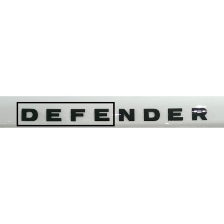 Autocollant DEFE gris capot DEFENDER TD4 - GENUINE