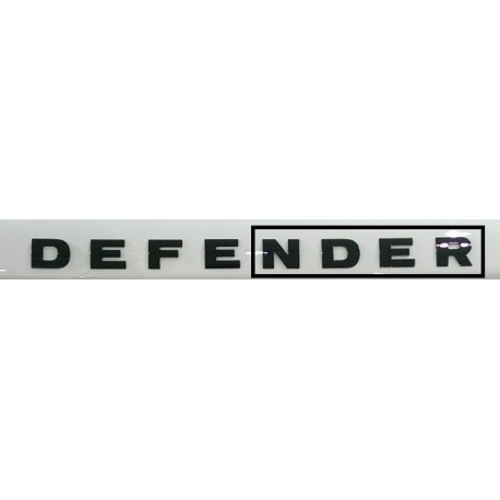 NDER of DEFENDER bonnet decal - GENUINE