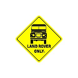 AUTOCOLLANT LAND ROVER ONLY