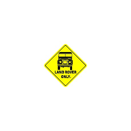 AUTOCOLLANT LAND ROVER ONLY