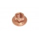 Nuts M8 copper flanged head RR P38 TD