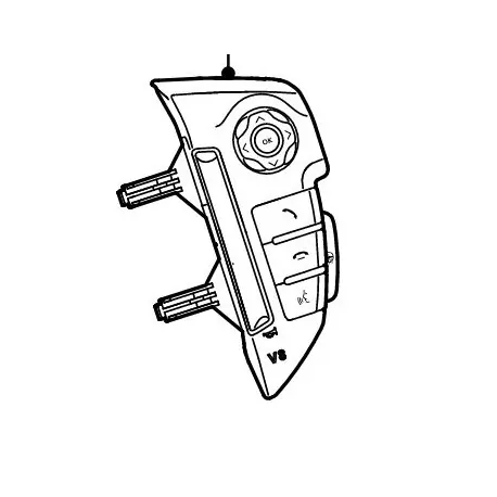 Bloc interrupteurs de volant coté droit de DISCOVERY 4 et RANGE ROVER SPORT