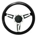"Exmoor Williams" White stitch steering wheel 15 inches