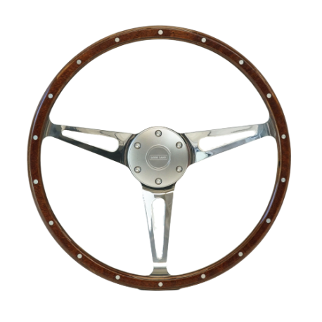 "Evander" Wood rim steering wheel 15 inches