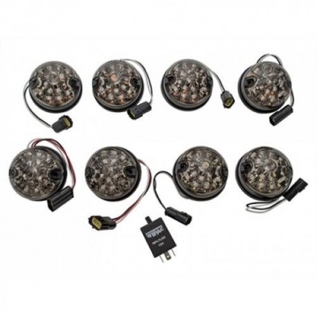 Smoked led light kit for Defender