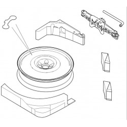 space saver spare wheel Genuine