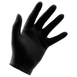 Boîte de 100 gants nitrile noir pour la mécanique