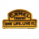 CAMEL TROPHY one life embroidered badge - gold/black