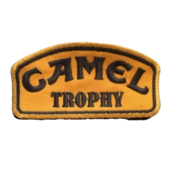 CAMEL TROPHY embroidered badge - gold/black