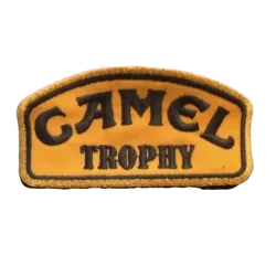 CAMEL TROPHY embroidered badge - gold/black