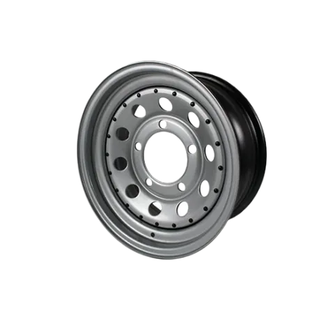 silver Modular 7X16 Steel Road Wheel