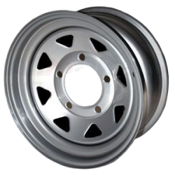 jante tole triangular grise 7x16 - defender/discovery 1/range rover classic