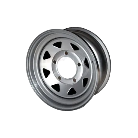 silver 8 spoke triangular wheel 16x7