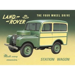 Station wagon metal sign 30x40cm