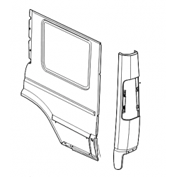 Rear Wing - Side Panel Assembly RH