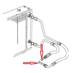 Joint torique refroidissement d'huile