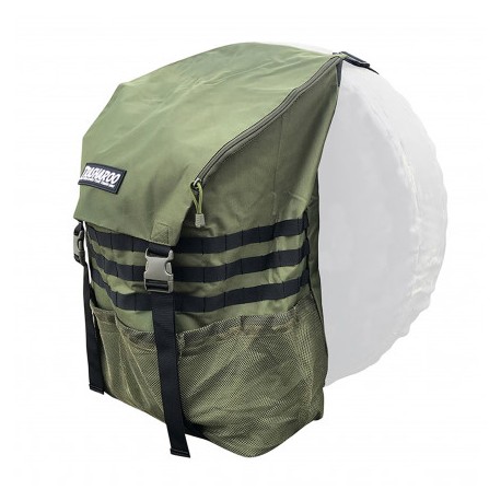 TRASHAROO SPARE TIRE TRASH BAG GREEN