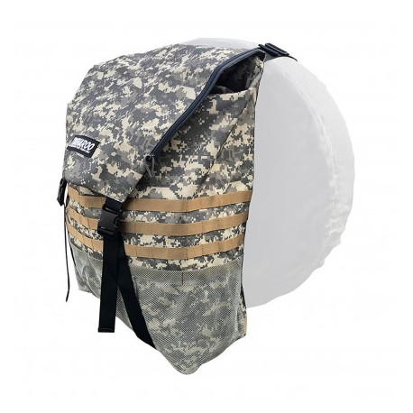 trasharoo spare tire trash bag camo green