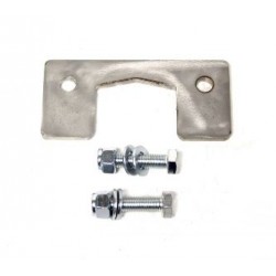 Tow hitch security plate