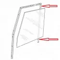 Channel front door glass Defender -vertical Genuine