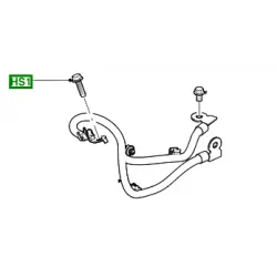 Vis et rondelle M8 x 18MM Fil de masse allant du moteur au longeron